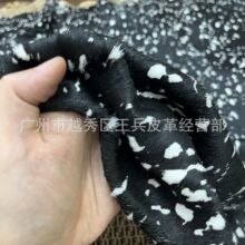 整张马毛皮黑色白点手工甩点DIY裁块家具装饰用头层现货厂家直销