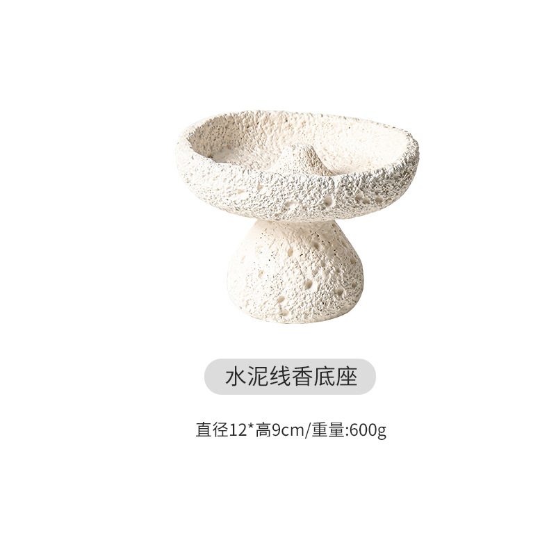 마늘 단일 구멍 베이스 - 아이보리 화이트