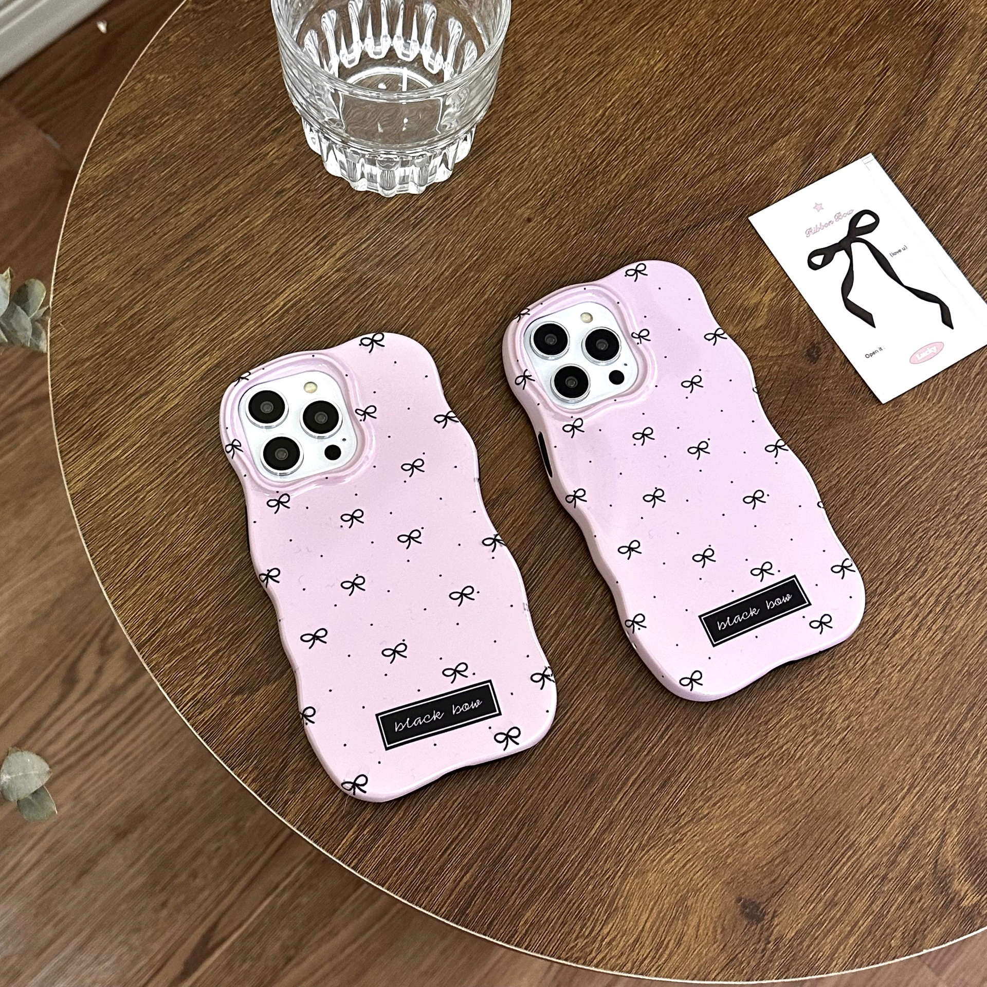 Apple, фуксия совместимый iPhone16 Pro с бантиком, iPhone 15, чехол, 2 в 1, iphone, 14