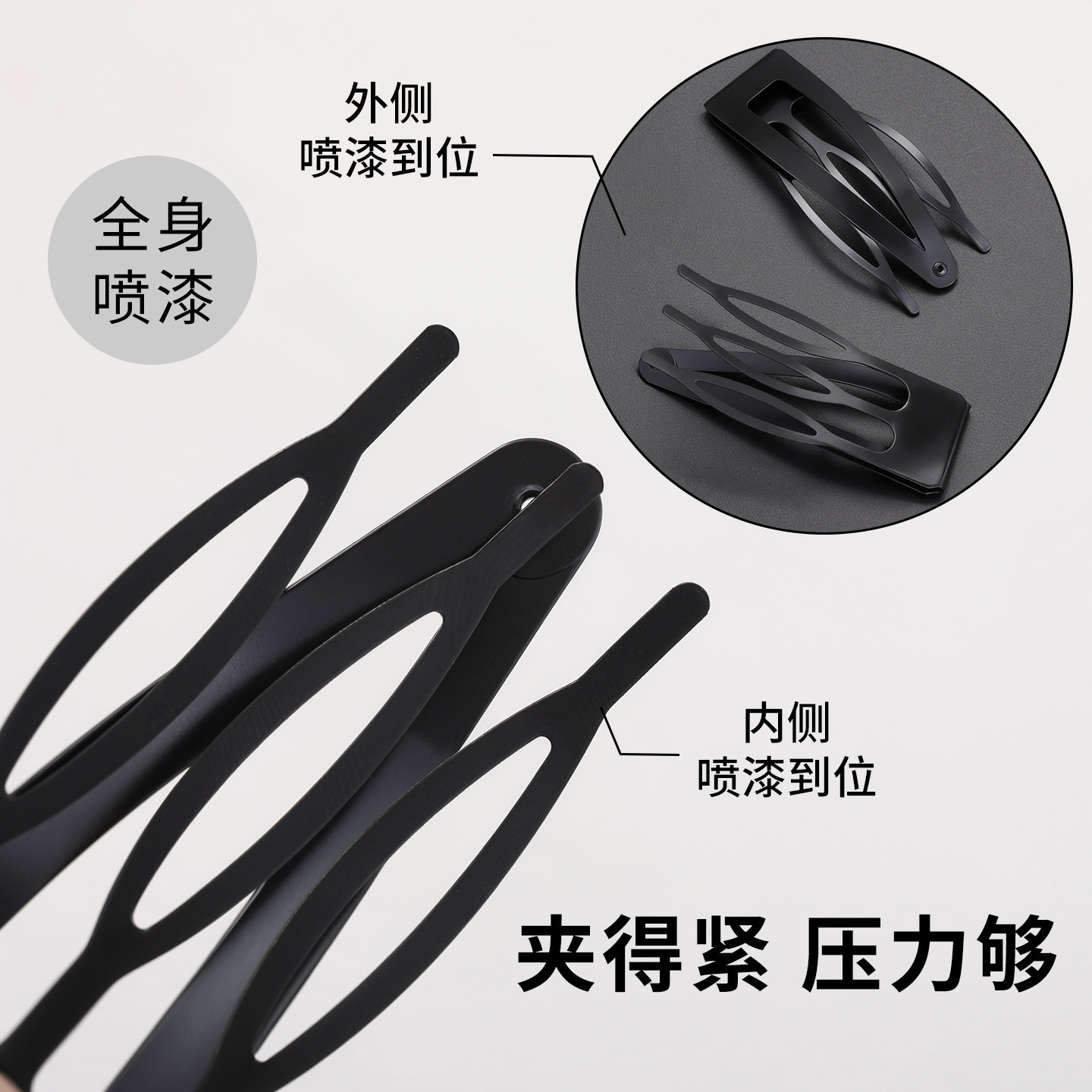 Black invisible comb clip, side clip, hairpin for women, 2026 new model, fringe clip, hair styling tool, bangs clip, hair accessory 4