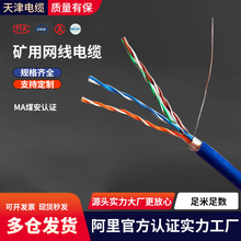 煤矿用阻燃超五类屏蔽网线MHSYVP-5-4*2*0.5 天津电缆 MA认证