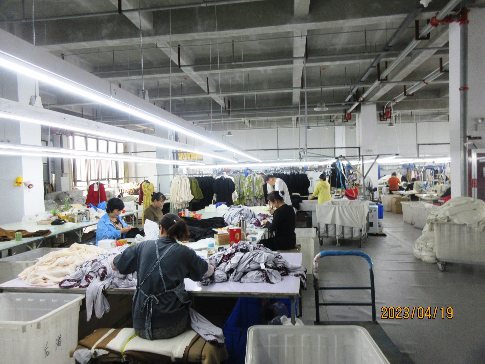 滁州盛宏服装工厂实景