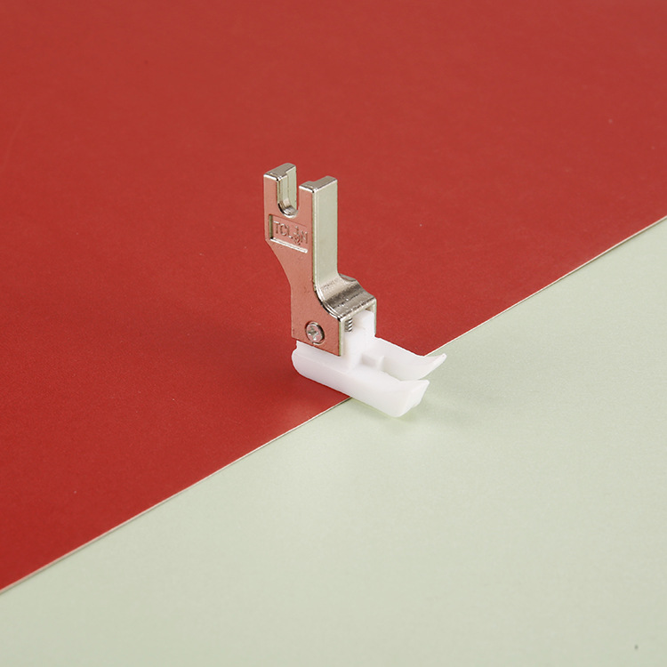 平车TCL1/32N 铁氟龙高低止口左挡边1毫米左底右高明线 压脚带槽