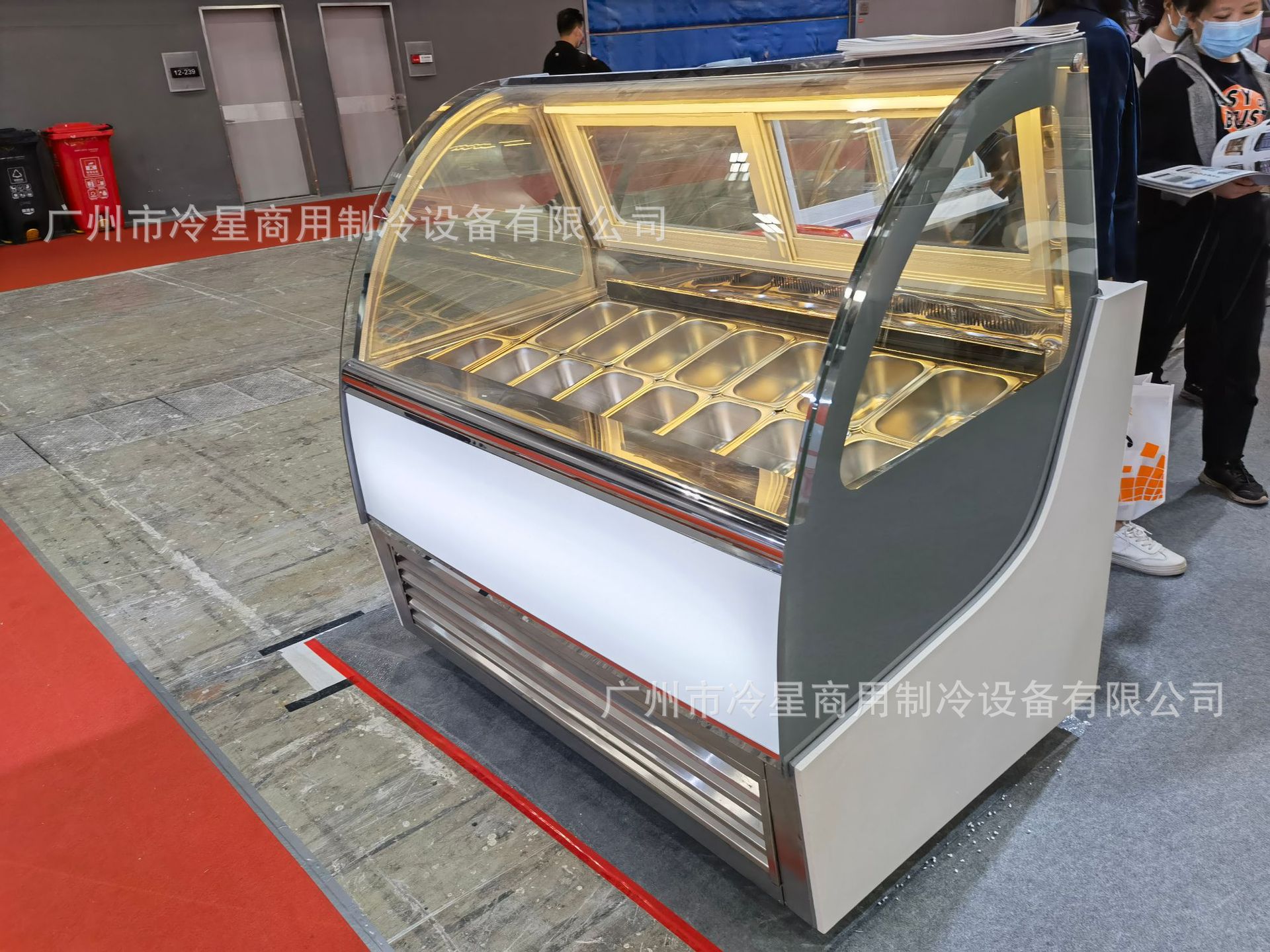 厚切酸炒奶展示柜冰淇淋冷冻柜冰棒风冷无霜冷冻展示柜冰糖葫芦柜