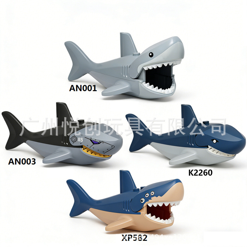 Shark An001 Building Blocks An003 Accessories Xp582 Kidsren's Assembly Toys Xp582 Toy Bagged Export Wholesale K226 Shark An001 Building Blocks An003 Accessories Xp582 Kidsren's Assembly Toys Xp582 Toy Bagged Export Wholesale K226