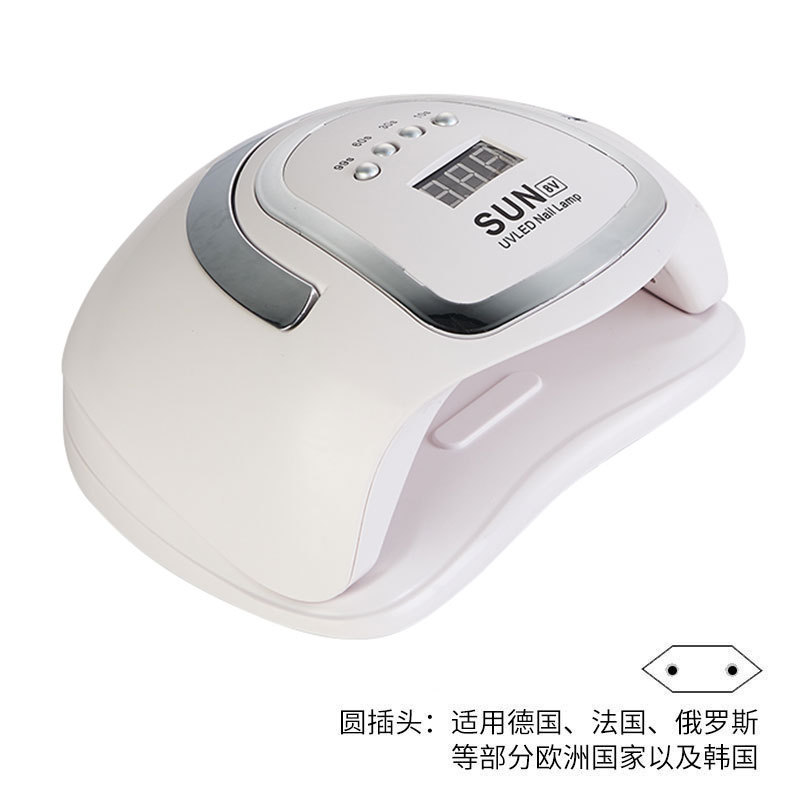 Lámpara de uñas transfronteriza 192W luz de fototerapia de alta potencia UVLED máquina de fototerapia de uñas lámpara de parrilla especial para tienda de uñas al por mayor