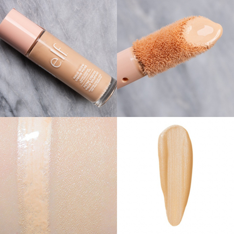 Elf Halo Glow Multi-purpose Facial Gloss Essence Foundation Liquid Maquillaje Permanente Pre-Makeup Lotion 31.5ml