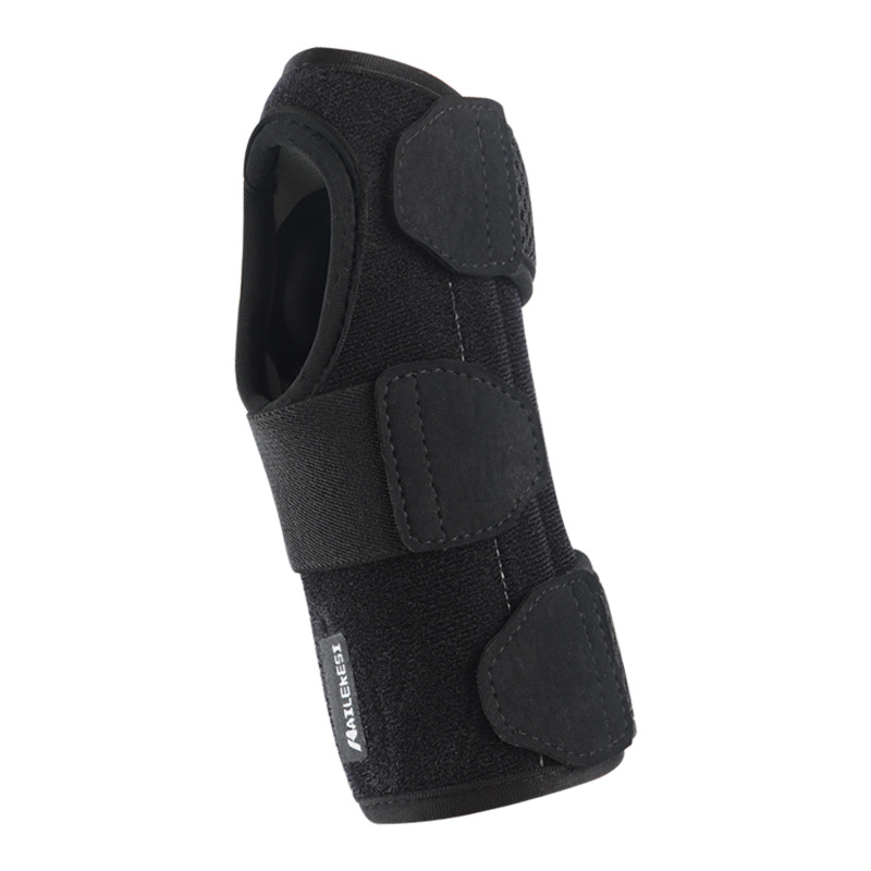 Protector de muñeca de placa de acero anti-esguince muñeca para hombre recuperando el brazo de soporte protector de articulación ajustable y fijación