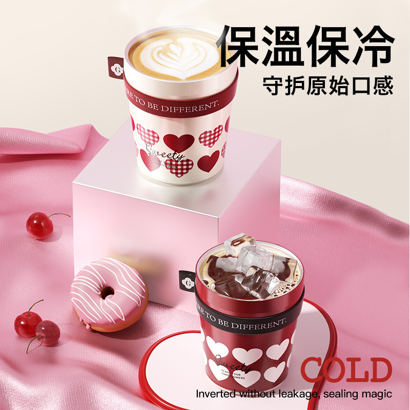 GOOM咖啡保温杯男女高颜值随手水杯2025新款小巧便携车载杯子礼物|undefined