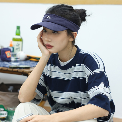 Japanese-style baseball cap for women's summer sun hat, unisex open-top hat, sun protection tennis cap, sunshade hat for men
