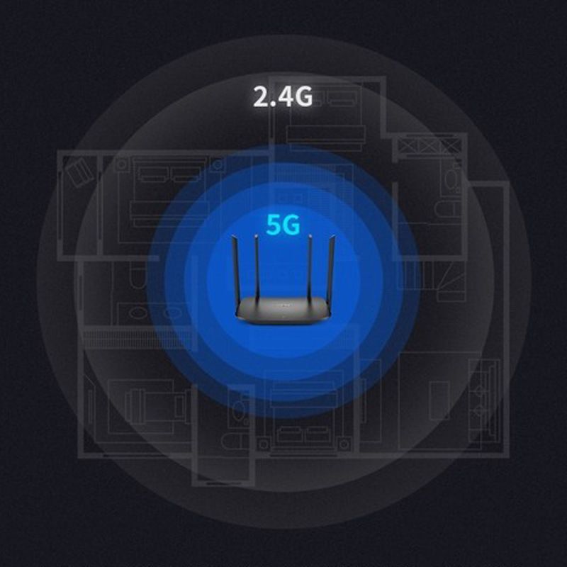 Router inalámbrico TP-LINK wdr5620 a través de la pared Wang Jia con AC1200 de alta velocidad de doble banda Gigabit 100Gigabit fácil de exhibir