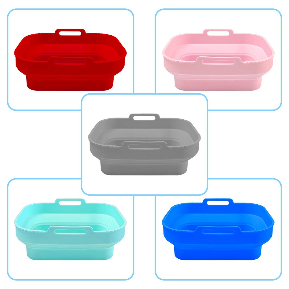 Amazon Hot Sale Air Fryer Inner Coating Silicone Grade Food Coat Plegable Home Air Fryer Accessories image 16