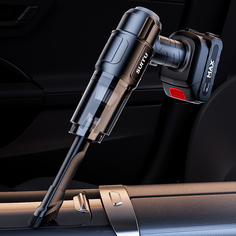 車のワイヤレスハンドヘルド掃除機ミニ家庭用超強力吸引カー用品ポータブル小型掃除機|undefined