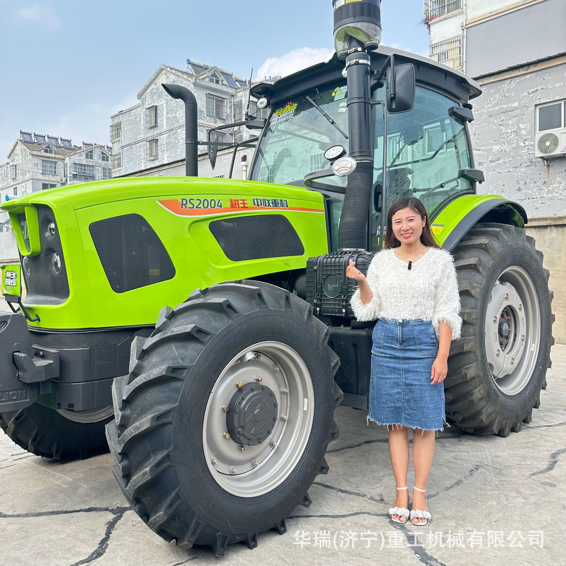 厂家批发拖拉机中联2004农用四驱拖拉机玉柴发大型四轮拖拉机