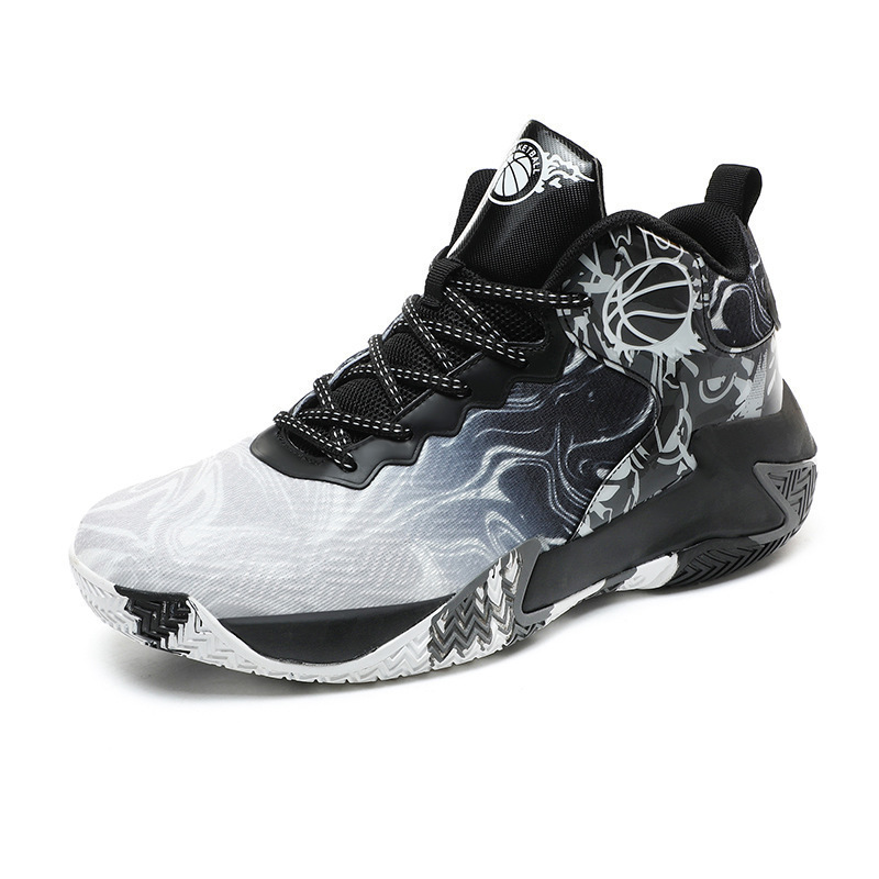 A Pair of Large Size 47-48 Basketball Shoes for Big Feet, Trendy Youth Competition and Practical Use Sneakers A Pair of Large Size 47-48 Basketball Shoes for Big Feet, Trendy Youth Competition and Practical Use Sneakers