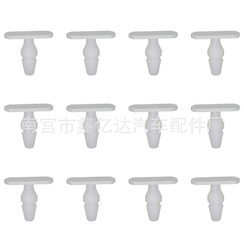 Pp placa fija plástico remache nylon remache coche plástico hebilla F84