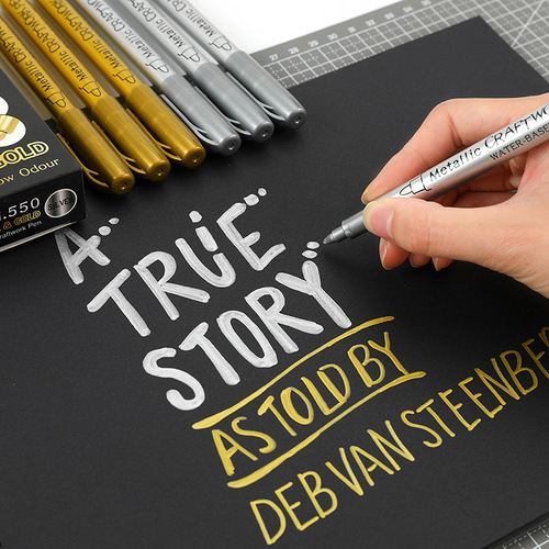 Guangna 550 metallic marker gold and silver marker tire hand-painted signature painting graffiti pen wholesale
