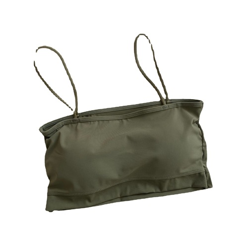 Summer ice silk small breasts gathered small straps tube top no wire bra fixed cup beautiful back underwear anti-exposure wrapped chest