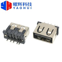 USB 2.0��ʽ���DIPĸ�� ��H=10.0MM Aĸ 5PIN ���_�P�z�y�_ ֱ߅