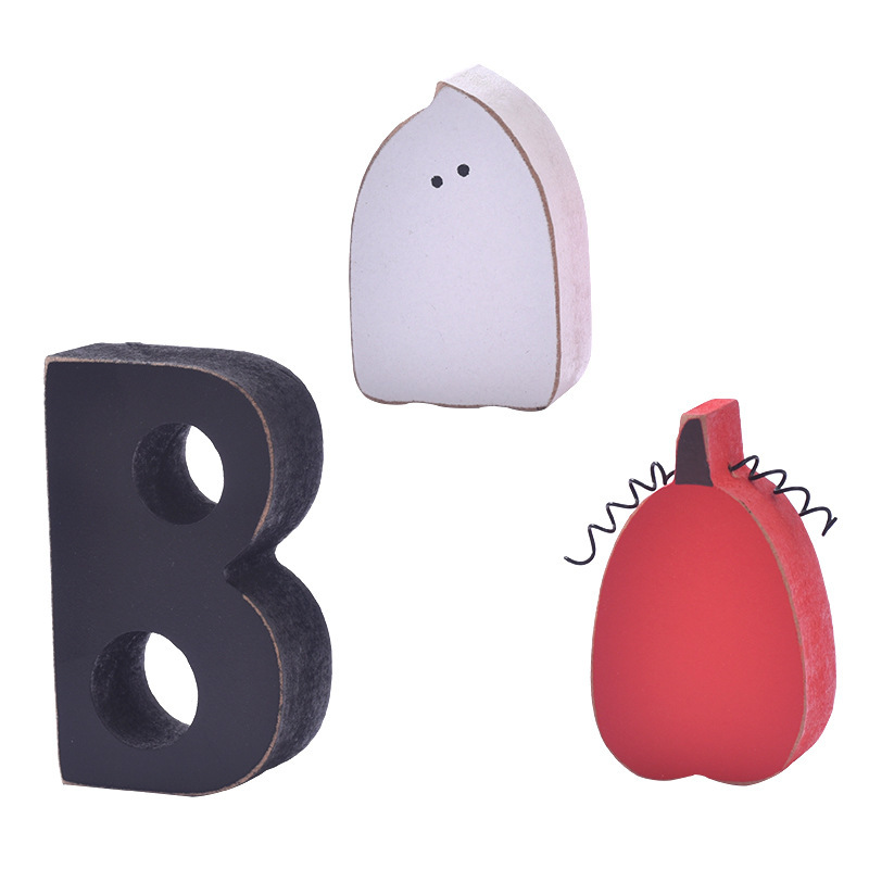 クロスボーダーハロウィンデコレーションBOOゴーストオーナメント木製ハロウィントレイデコレーションゴーストフェスティバルデコレーションデコレーション|undefined