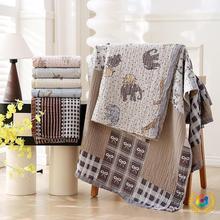 ➺纯棉吸水毛巾纯棉三层纱布浴巾速干薄款夏季成人家用吸水洗