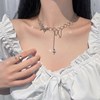 Necklace, brand chain for key bag , design small choker, 2021 collection, internet celebrity, trend of season