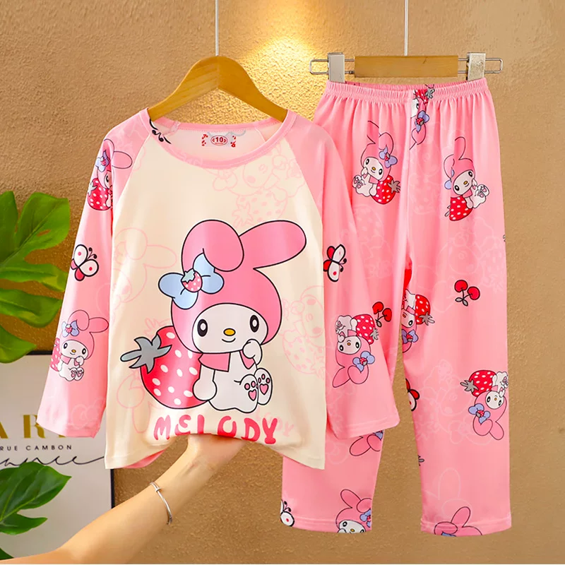 Children's summer pijama for boys, thin long-sleeve, cartoon set