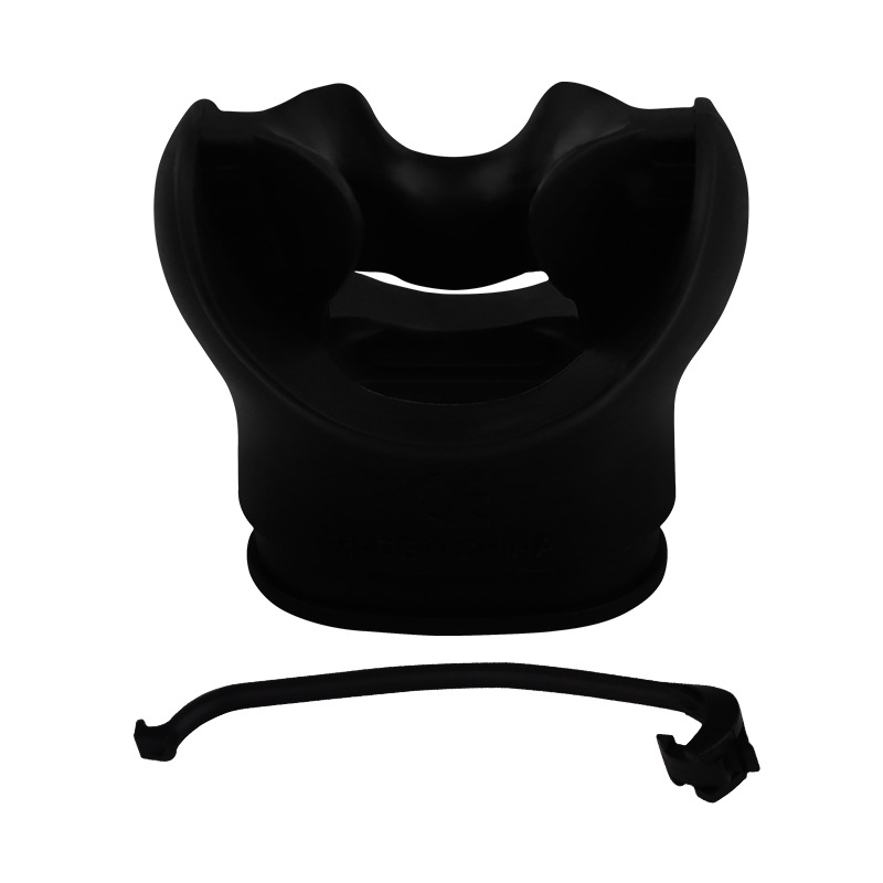 HOTDIVE snorkeling boquilla de silicona cabeza secundaria tubo de respiración dispositivo inodoro universal accesorios de buceo equipo de buceo