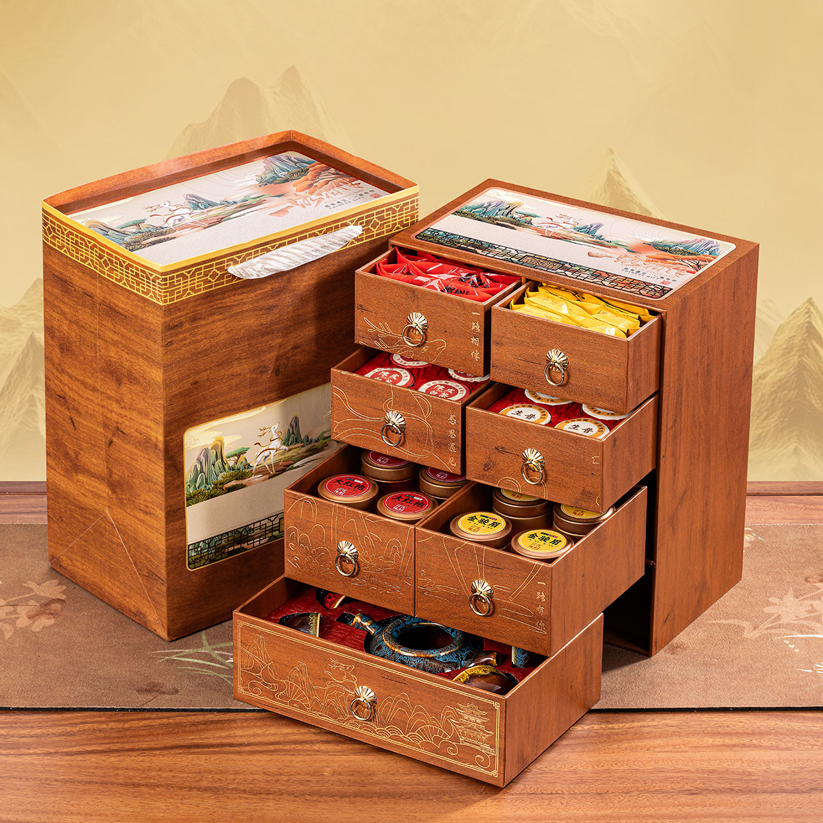 여섯차 선물상자 250g과 함께하세요