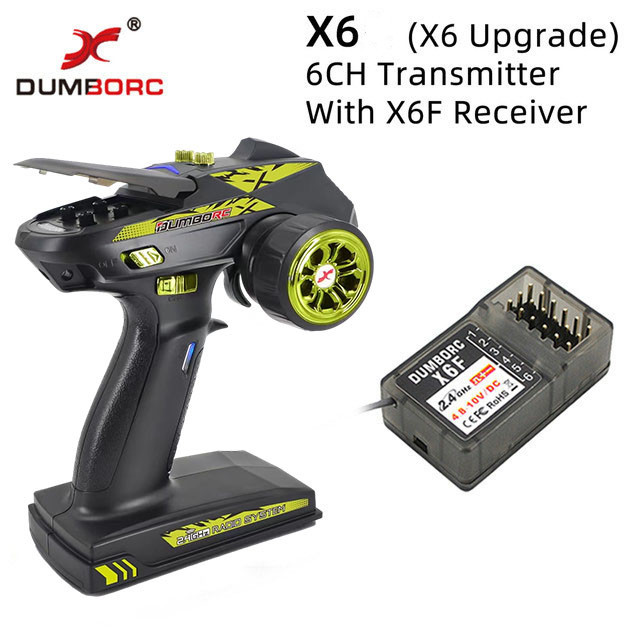 Dumborc Dumbo X6 control de la pistola de control remoto de recepción 2,4g coche modelo de nave modelo de tanque diferencial de Control Híbrido giroscopio
