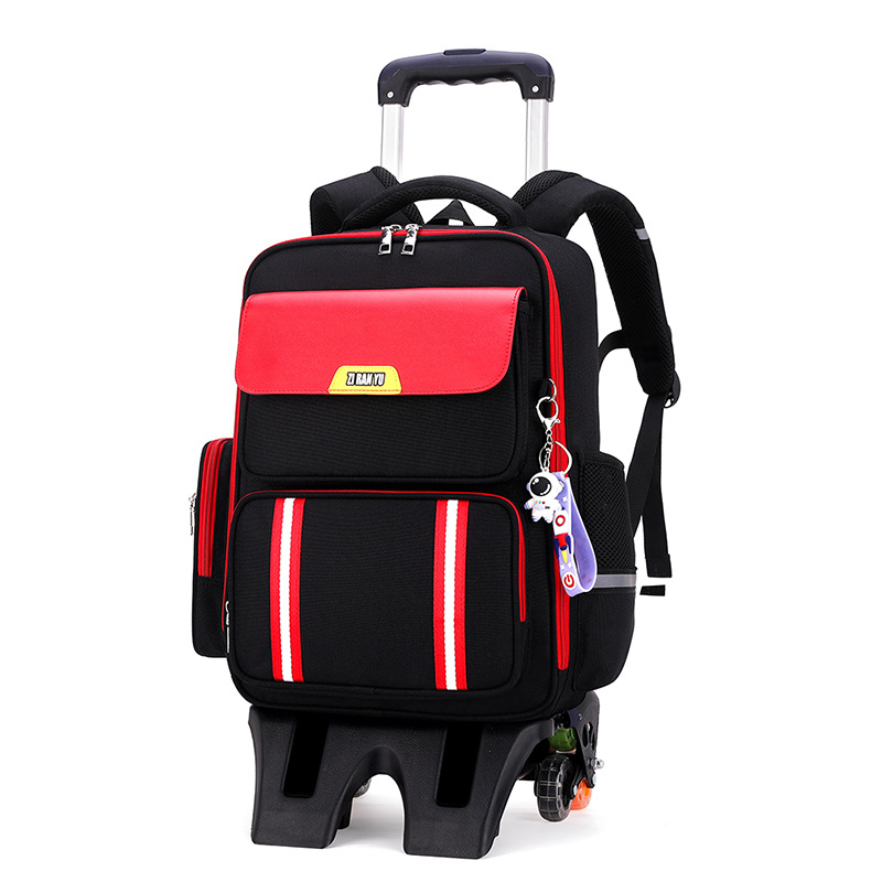 Mochila escolar de tirón de pescado natural para estudiantes de primaria de 1 a 5 años, niños y niñas, explosiones transfronterizas ligeras a prueba de salpicaduras