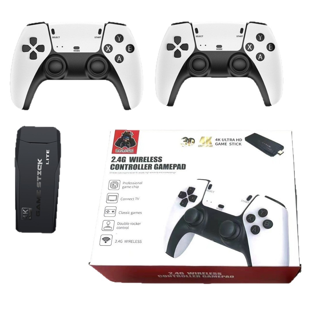 Consola de juegos M8s TV Dual Rocker Inalámbrico 2.4G Versus Retro Simulador Arcade