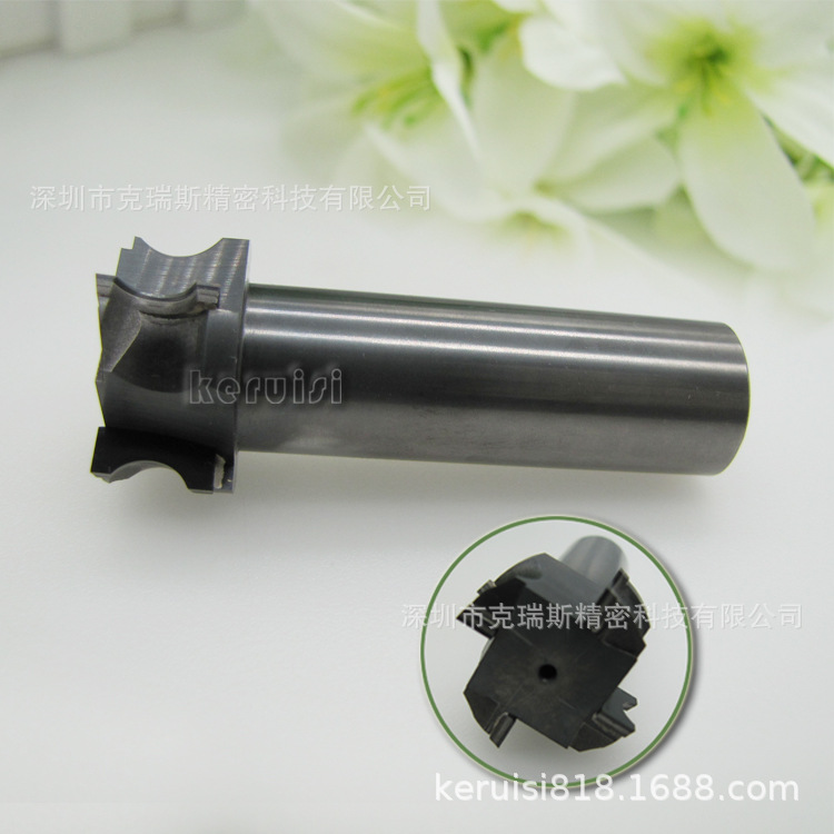 PCD焊接组合刀 亚克力铜铝铣刀 非标金钢石高光刀 PCD内外R圆弧刀