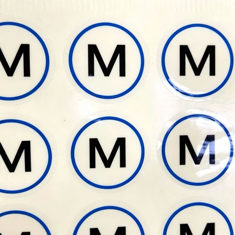 Children's Clothing Size Labels, Clothing Size Stickers, Transparent Round Letter Size Stickers Children's Clothing Size Labels, Clothing Size Stickers, Transparent Round Letter Size Stickers