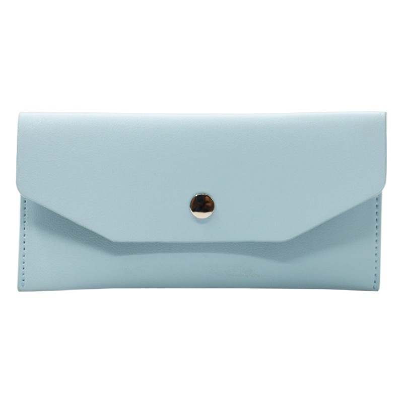 En stock monedero de las mujeres simple pu cuero moneda monedero tarjeta titular macaron color mini cartera al por mayor