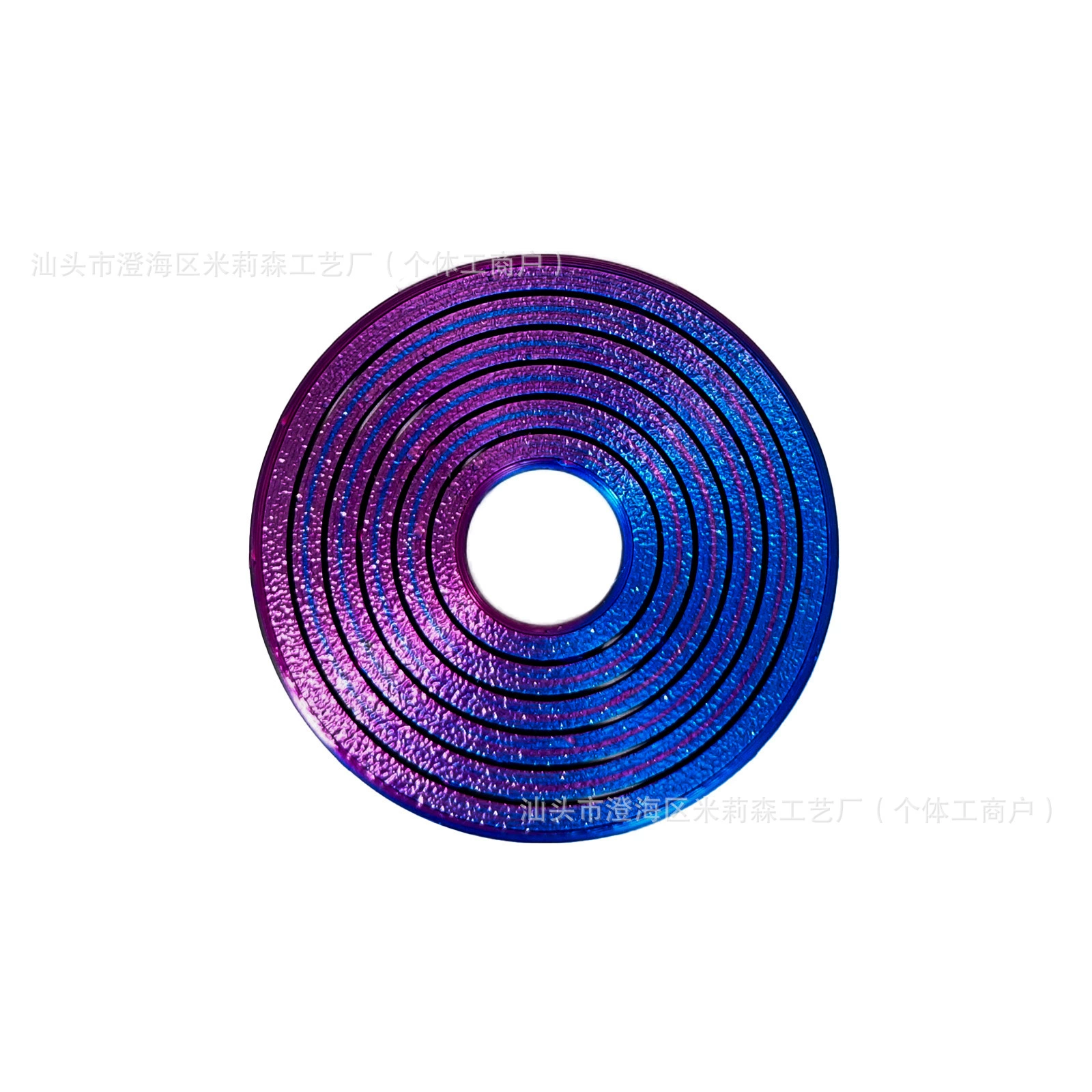 3D Printed Fidget Spinner Fidget Ring Toy for Adults Rotating Ring Decompression Toy Creative