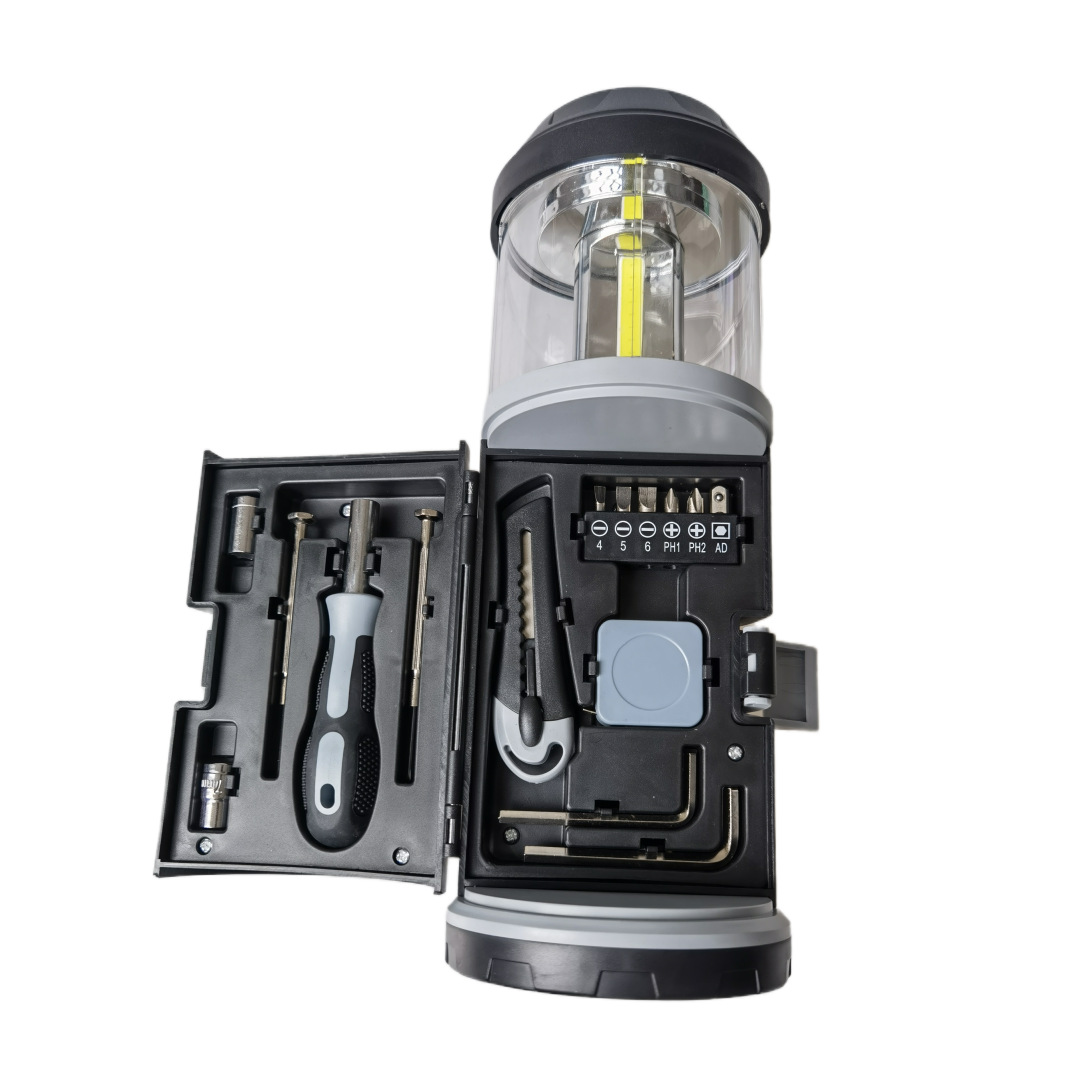 Al Aire Libre Amazon e-commerce creativo camping luz herramienta conjunto linterna portátil linterna hardware Herramientas traje