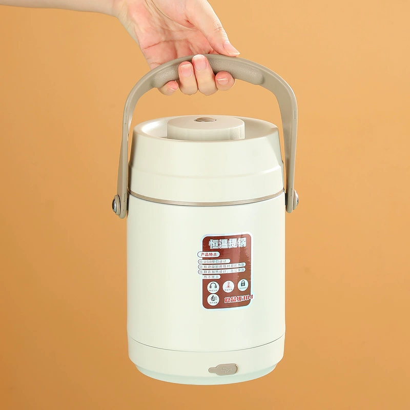 Capacious thermal barrel stainless steel, lunch box, handheld portable банка для хранения