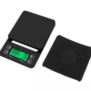 Hot-Selling Hand-Brewed Coffee Digital Scale Accurate Gram Scale Bar Kitchen Food Timing 3Kg/0.1G Coffee Digital Scale