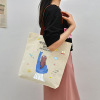 Summer shopping bag, capacious linen bag, cloth bag, wholesale