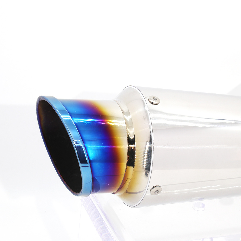Shark Mouth over Exhaust Motorcycle Exhaust Pipe Suitable for Ninja 400/Z250/R6/R1/Cbr/Mt07/R3
