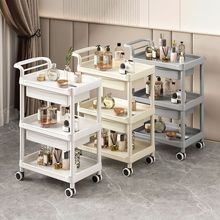 美容院专用小车美容推车理发师工具车移动餐厅小推车置物架小推车