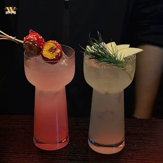 酒吧创意鸡尾酒杯高颜值果汁杯氛围感微醺特调饮品玻璃杯调酒杯子