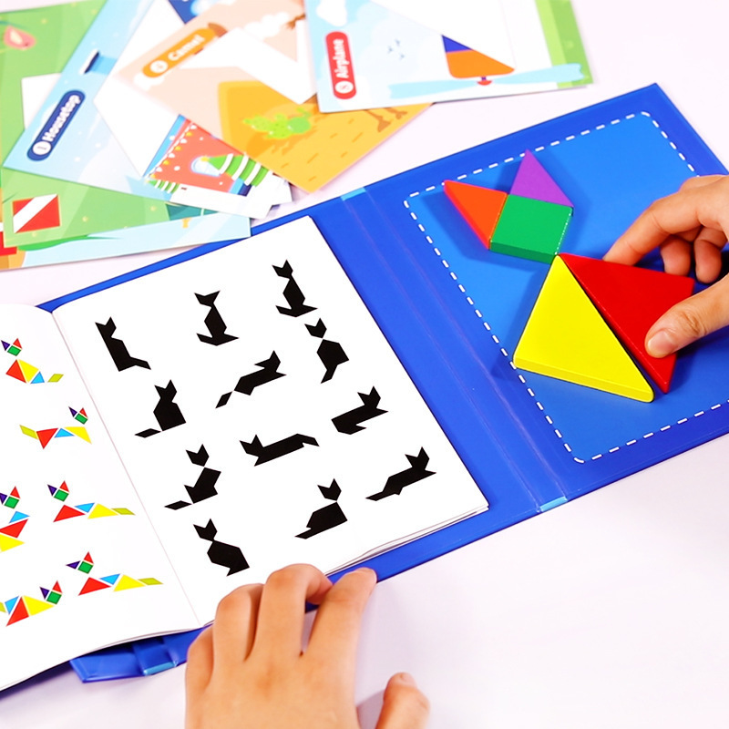 Suministro directo de fábrica de educación temprana magnética avanzada rompecabezas de madera kindergarten material didáctico desarrollo de inteligencia Juguetes