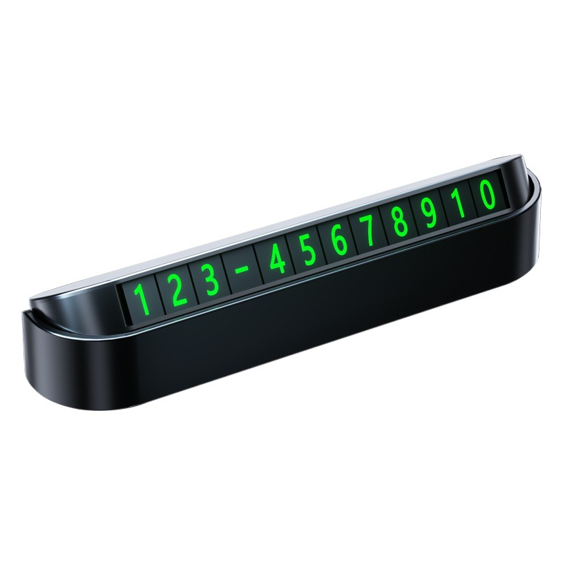 Car Temporary Parking Plate Car Mobile Phone License Plate Code Hidden Car Moving Parking Card Activity Gift Printing