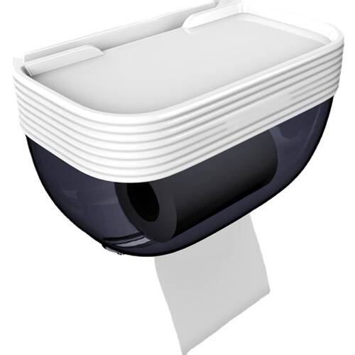 Bathroom tissue box toilet paper storage rack toilet wall hanging creative punch-free waterproof toilet paper paper roll box