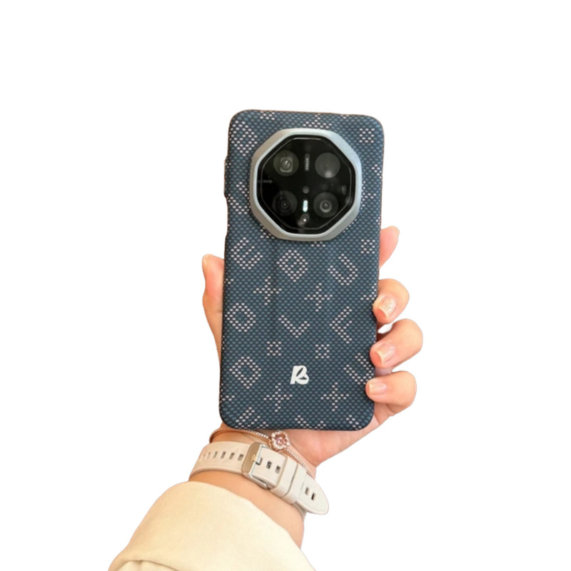 适用华为mate60rs非凡大师手机壳超薄pc70RS凯夫拉碳纤维纹防摔壳|undefined