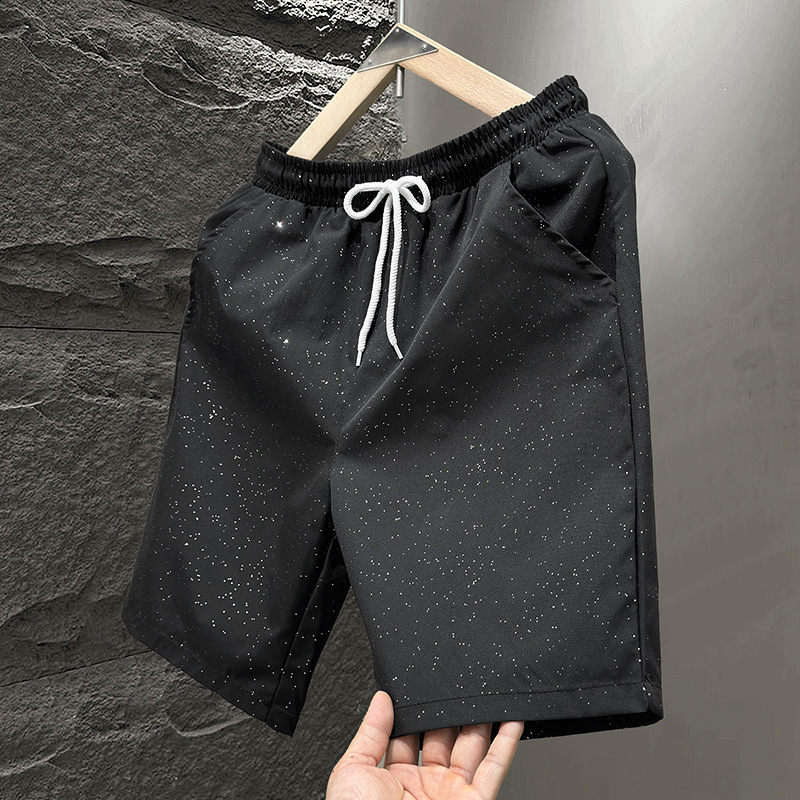 Men's Summer Beach Casual Sports Shorts Five Point Straight Pants Trendy Cross Border Foreign Trade Running_voghion.com