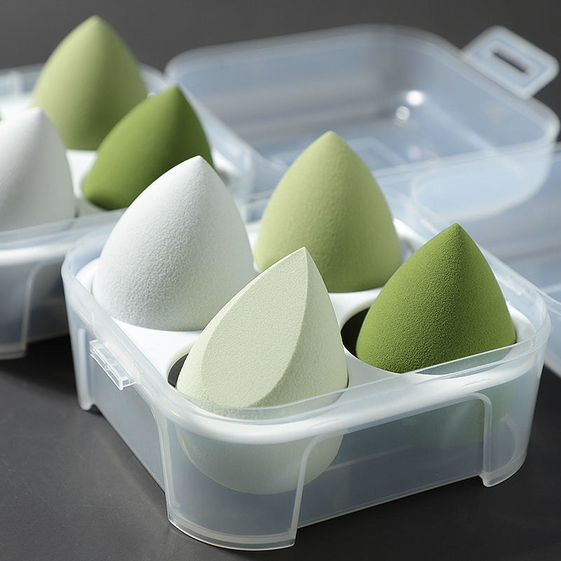 Four-grid egg shell beauty egg do not eat powder super soft boxed suit powder puff wet and dry dual-use makeup sponge makeup egg Four-grid egg shell beauty egg do not eat powder super soft boxed suit powder puff wet and dry dual-use makeup sponge makeup egg