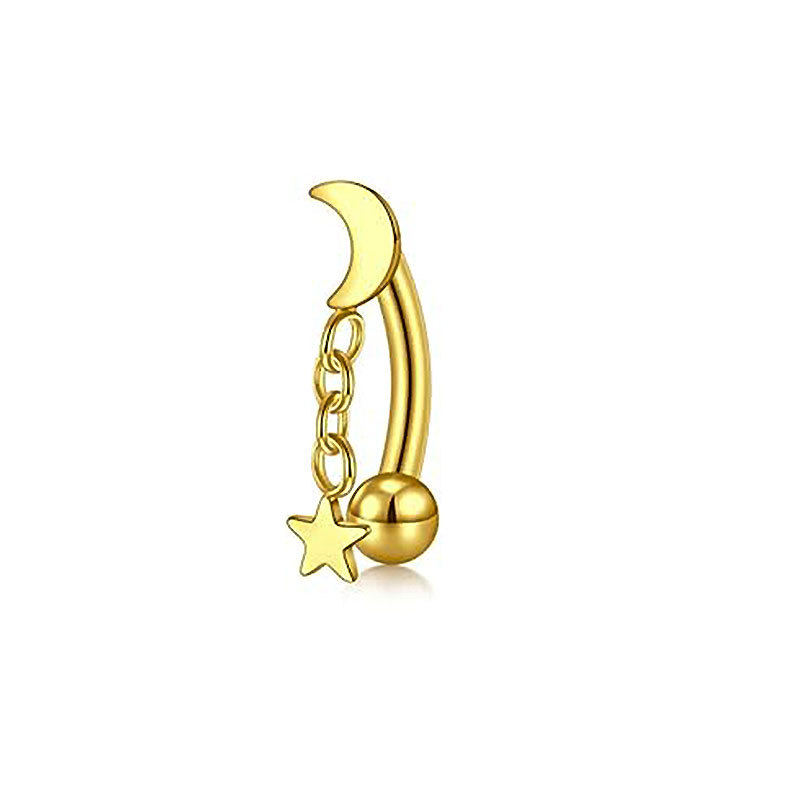 Fashion Stainless Steel Eyebrow Studs Zircon Heart Shape Piercing Jewelry Custom New Style detail image 7
